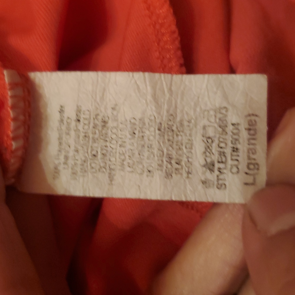 BUTTONS SIZE LARGE Vintage Elegant Coral Dress - Picture 8 of 8
